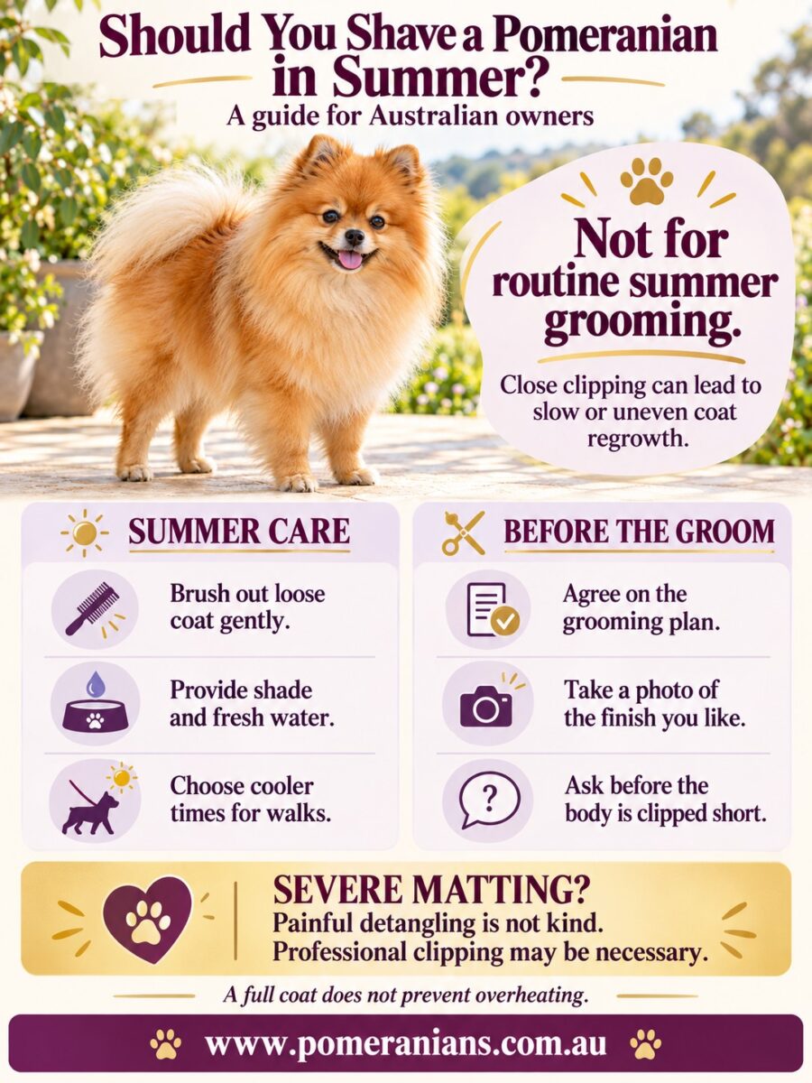 Should You Shave a Pomeranian in Summer? A Guide for Australian Owners